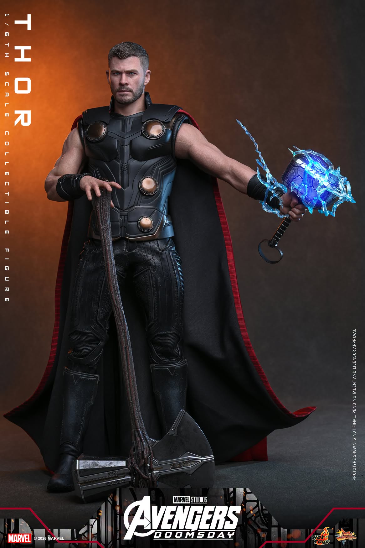 Pre-Order Hot Toys Marvel Avengers Doomsday Thor Sixth Scale Figure MMS918